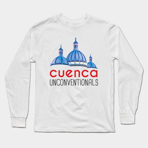 Cuenca Unconventionals with Blue Domes (Light Bg) Long Sleeve T-Shirt by AmeliaAndJP